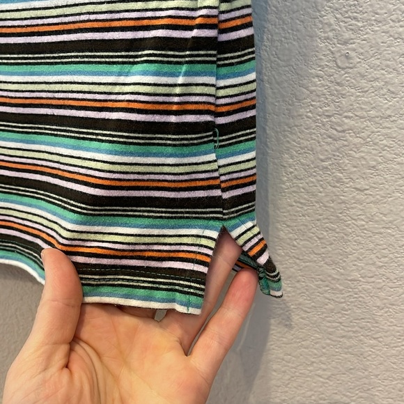 Vintage Y2K GAP Striped V-neck Tank Size Small - Picture 7 of 7